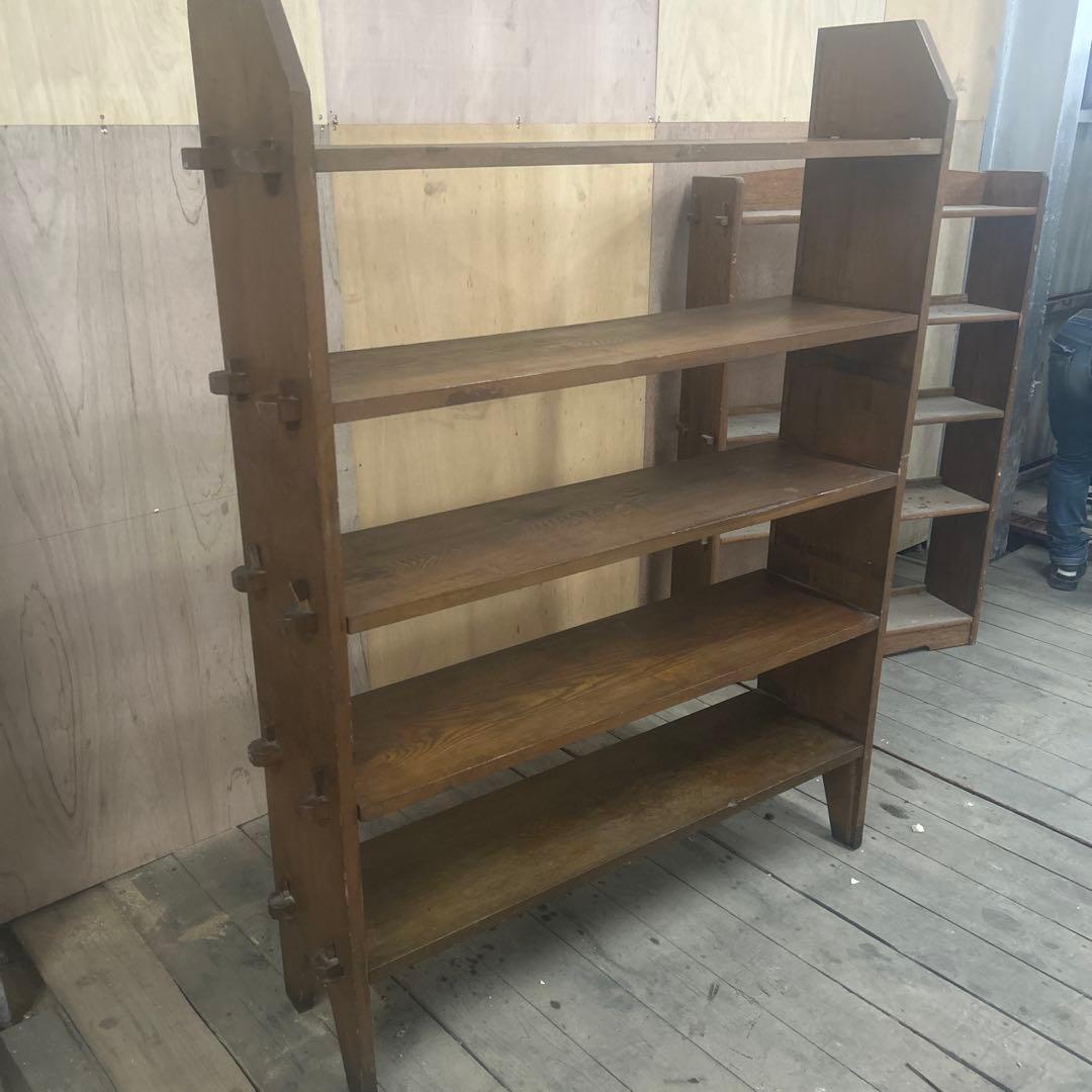 木製本棚 4段 ダークブラウン