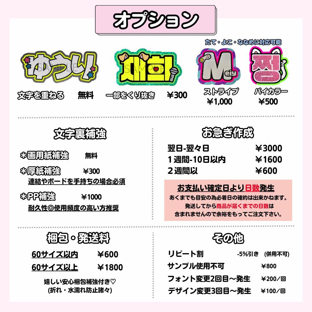 オーダー うちわ うちわ文字 ハングル パネル ボード 連結文字