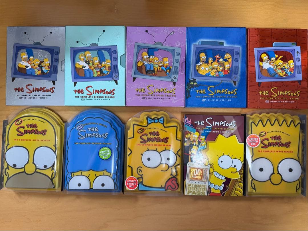 【中古】The Simpsons DVD シーズン1〜10 (米国輸入品)