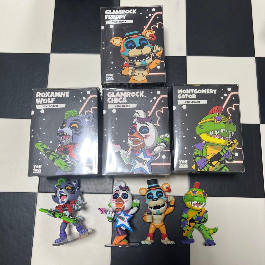 ファイブナイツ　フィギュア　fnaf 4体セット　youtooz