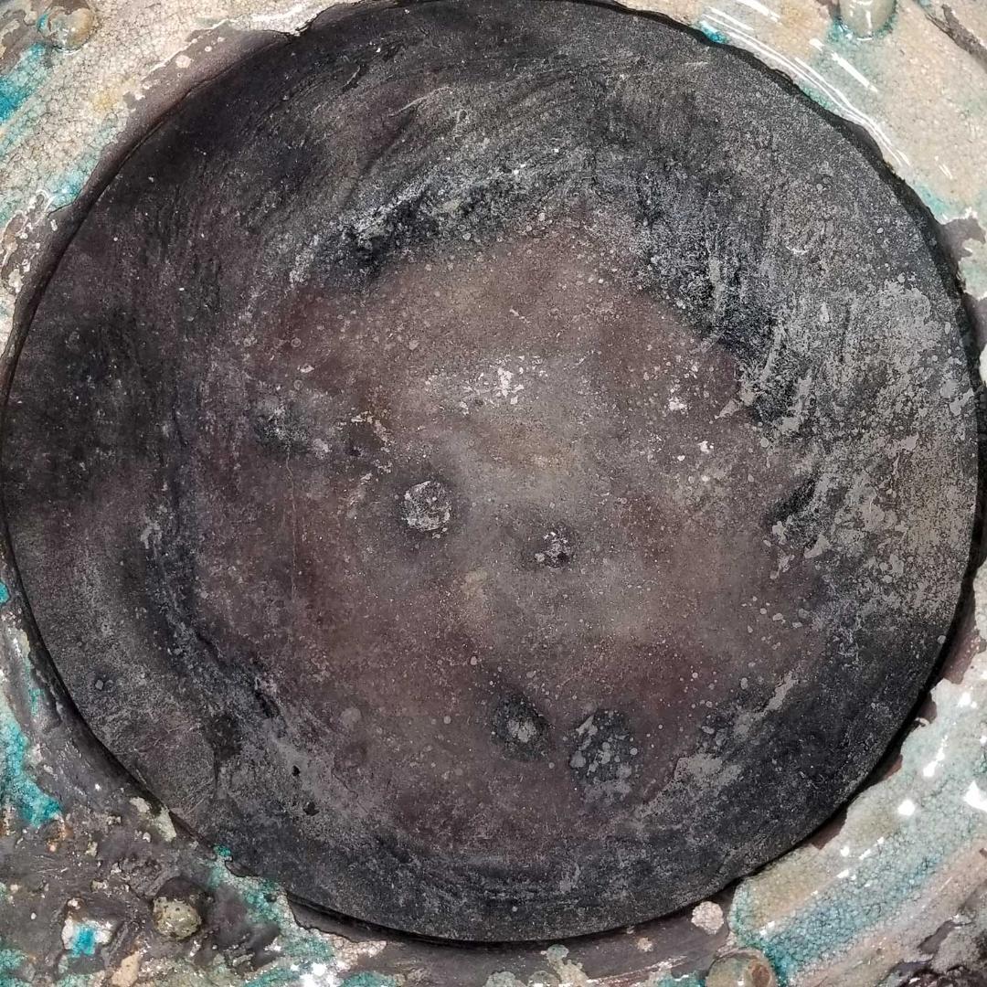 ★ 狸 火鉢 径73～77cm 信楽焼 焼きキズ有り★