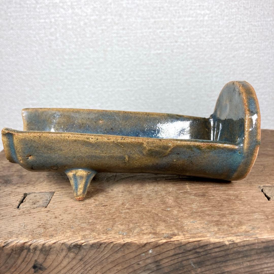 煎茶道具　瓦型　茶合　茶則　茶量　陶芸　陶器　焼物