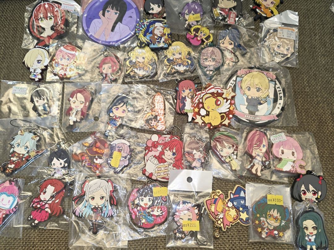 アニメ　ゲーム　ラバーグッズまとめ　270点