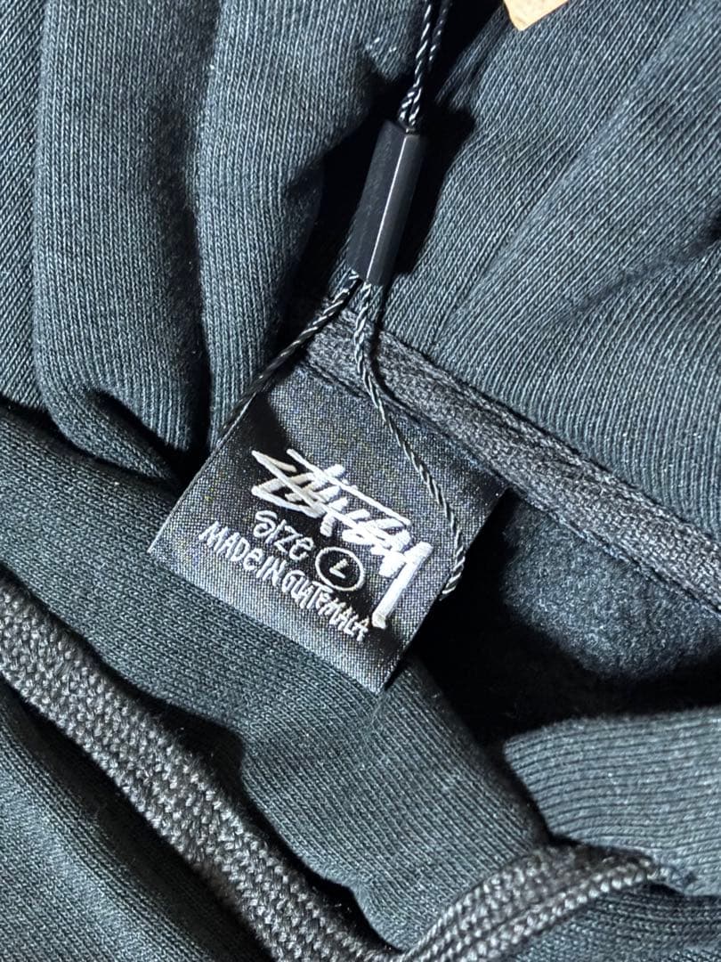 『新品未開封』 STUSSY BASIC ZIP FOOD パーカー　グレー