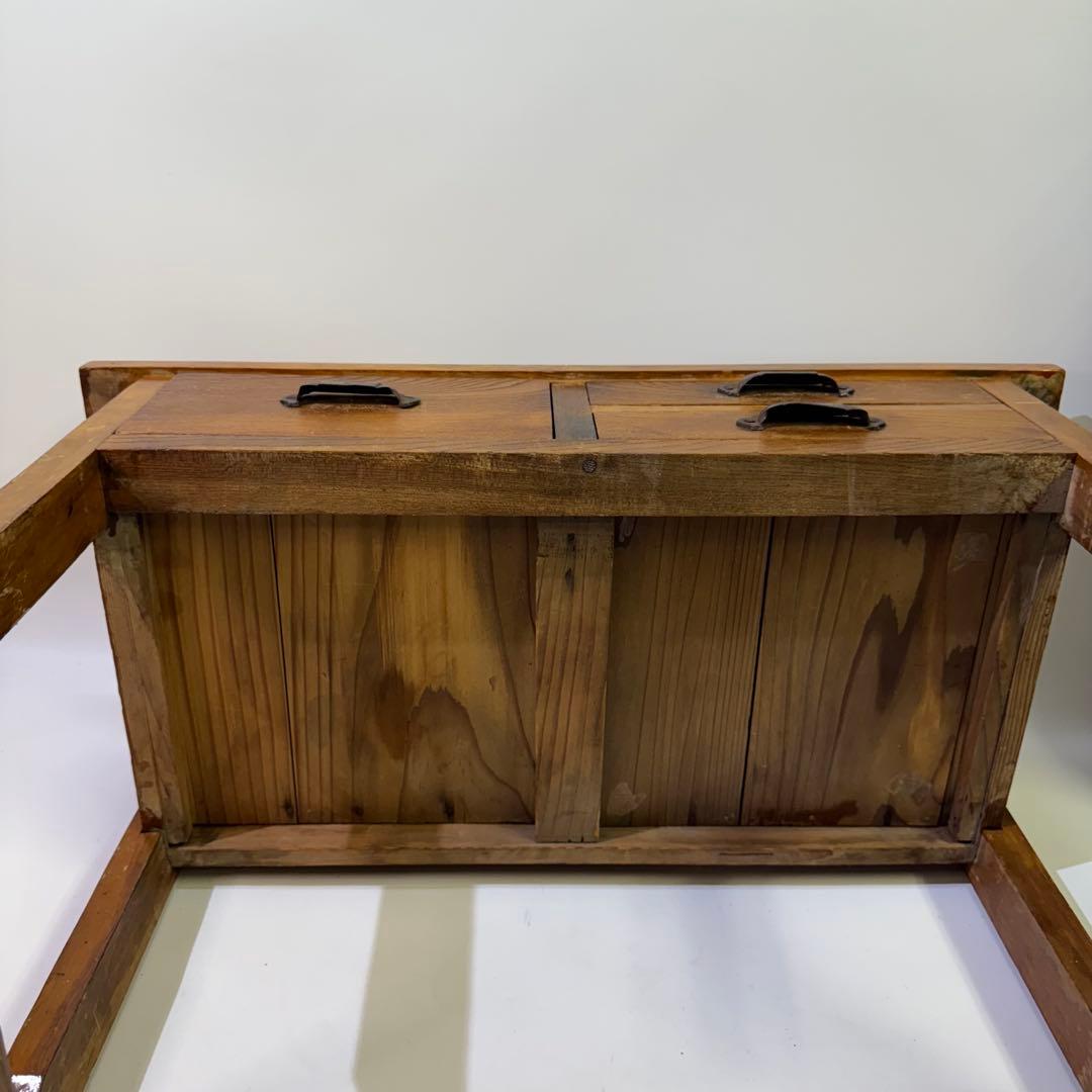 アンティーク　文机　時代物　高さ40cm 幅67cm