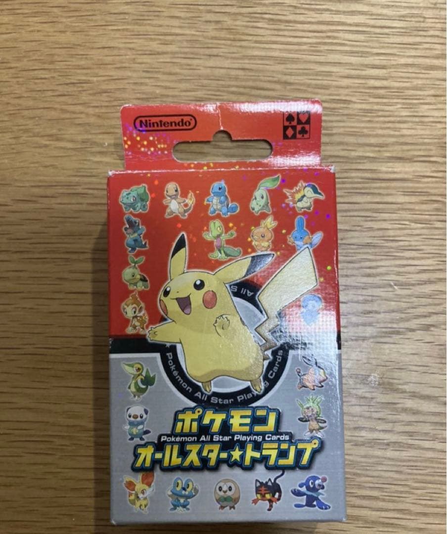 ポケモン　オールスター　トランプ　新品未開封　未使用　シュリンク付　送料無料