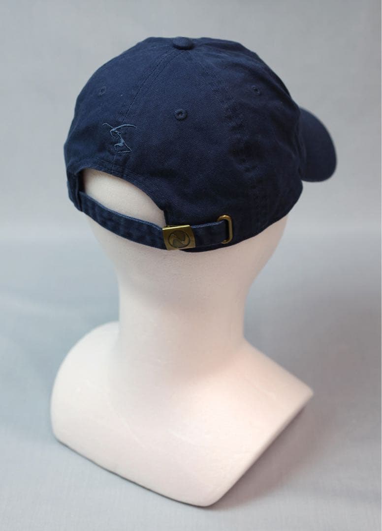 【美品】葵産業 aoi industry baseballcap 刺繍キャップ青
