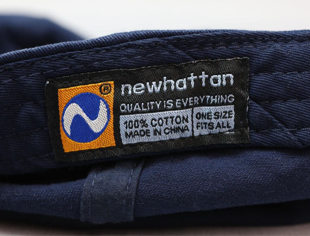 【美品】葵産業 aoi industry baseballcap 刺繍キャップ青