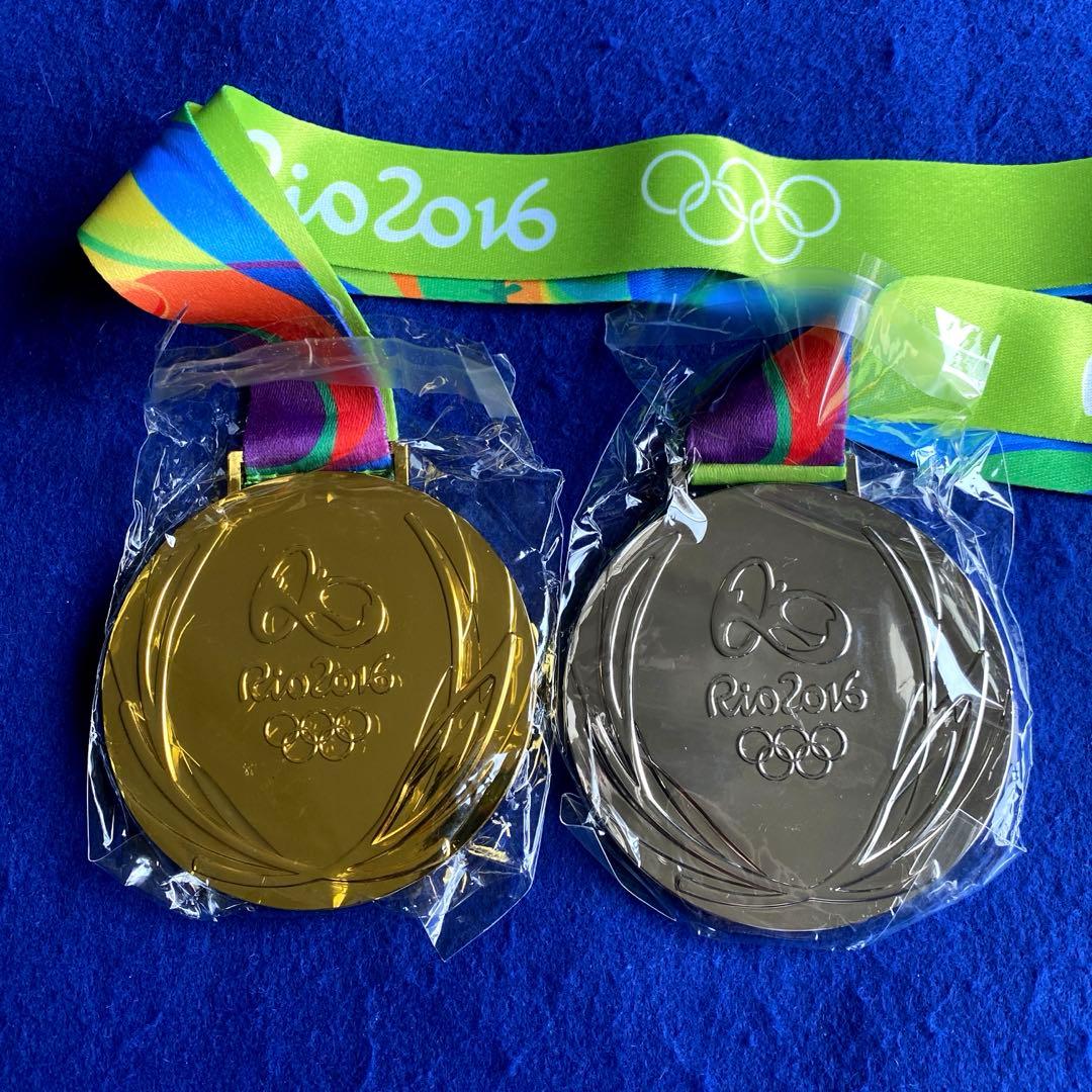 【新品】2016リオ　レプリカ　金銀メダル　2個セット