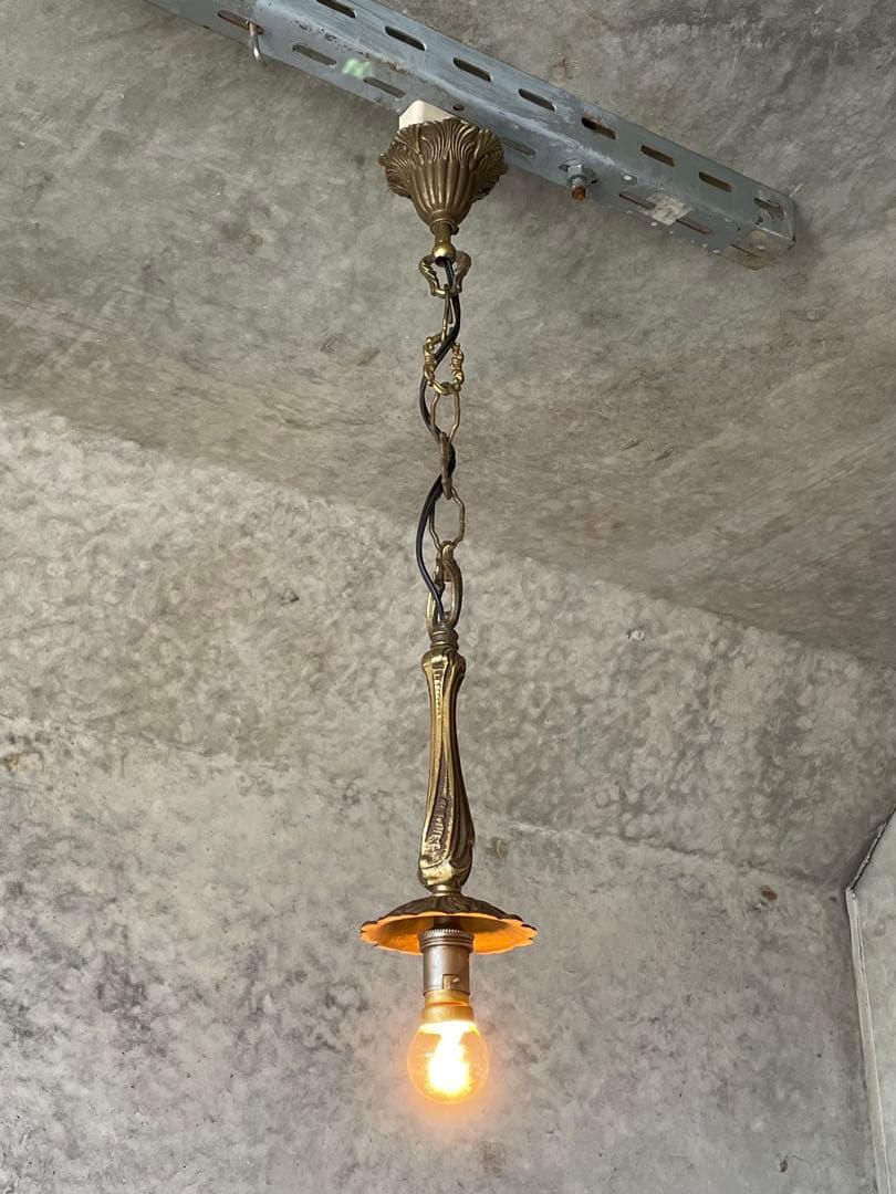 希少！フランス アンティーク シャンデリア 1灯 キャンドル 吊り下げ