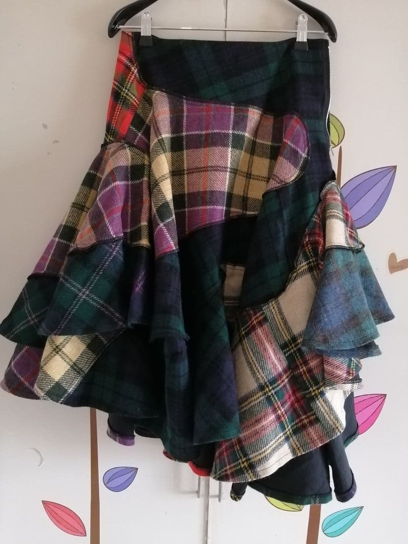 tricot COMME des GARCONS ツィードチェックスカート