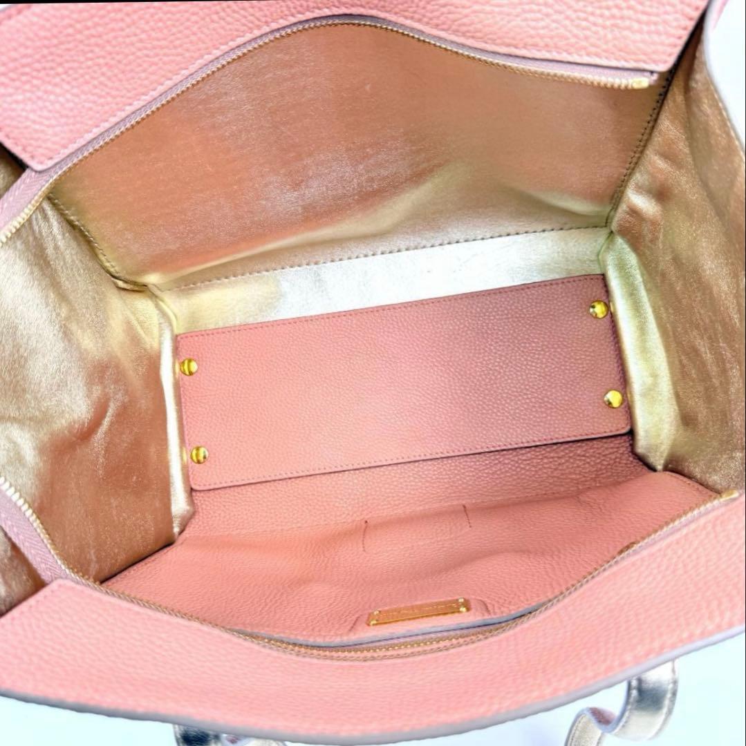 フェラガモ、エイミーピンク レザー トートバッグ