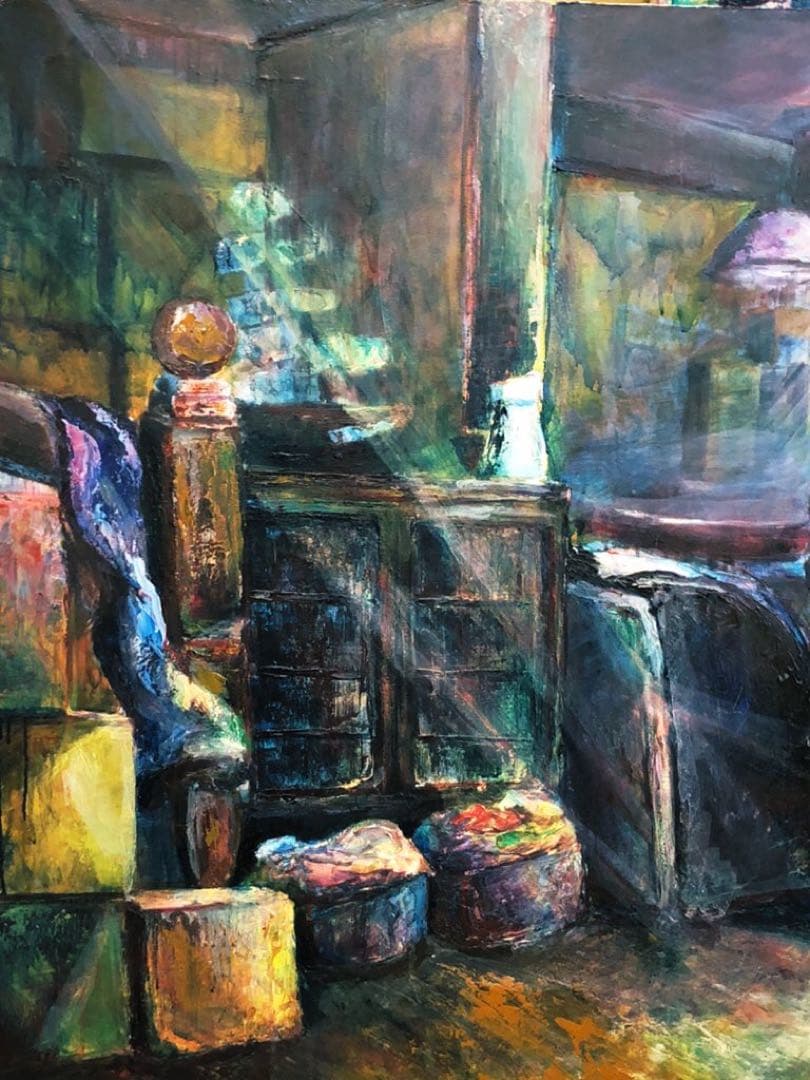 絵画　一点物　油絵　50号　micchan作