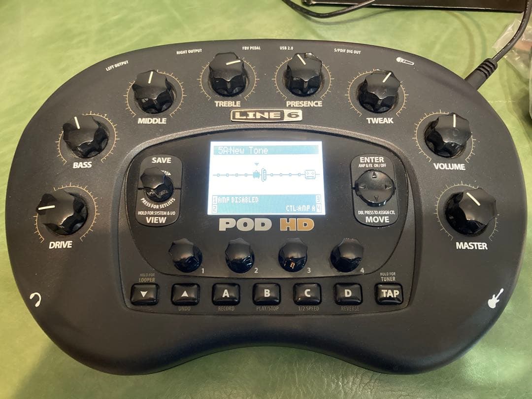 【美品】LINE 6 POD HD desktop ギター用マルチエフェクター