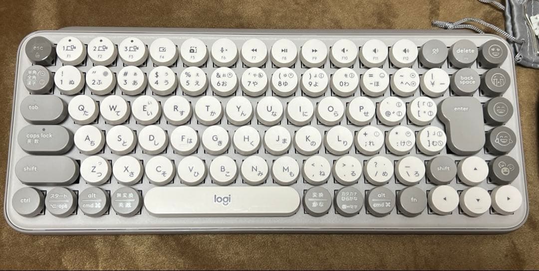 Logicool POP KEYS ＆MOUSE グレージュ キーボード＆マウス