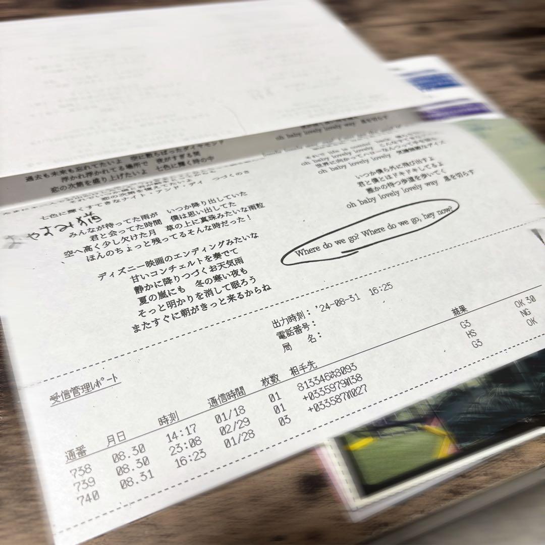 小沢健二 LIFE 再現ライブ 記念品 『8月31日記憶装置』