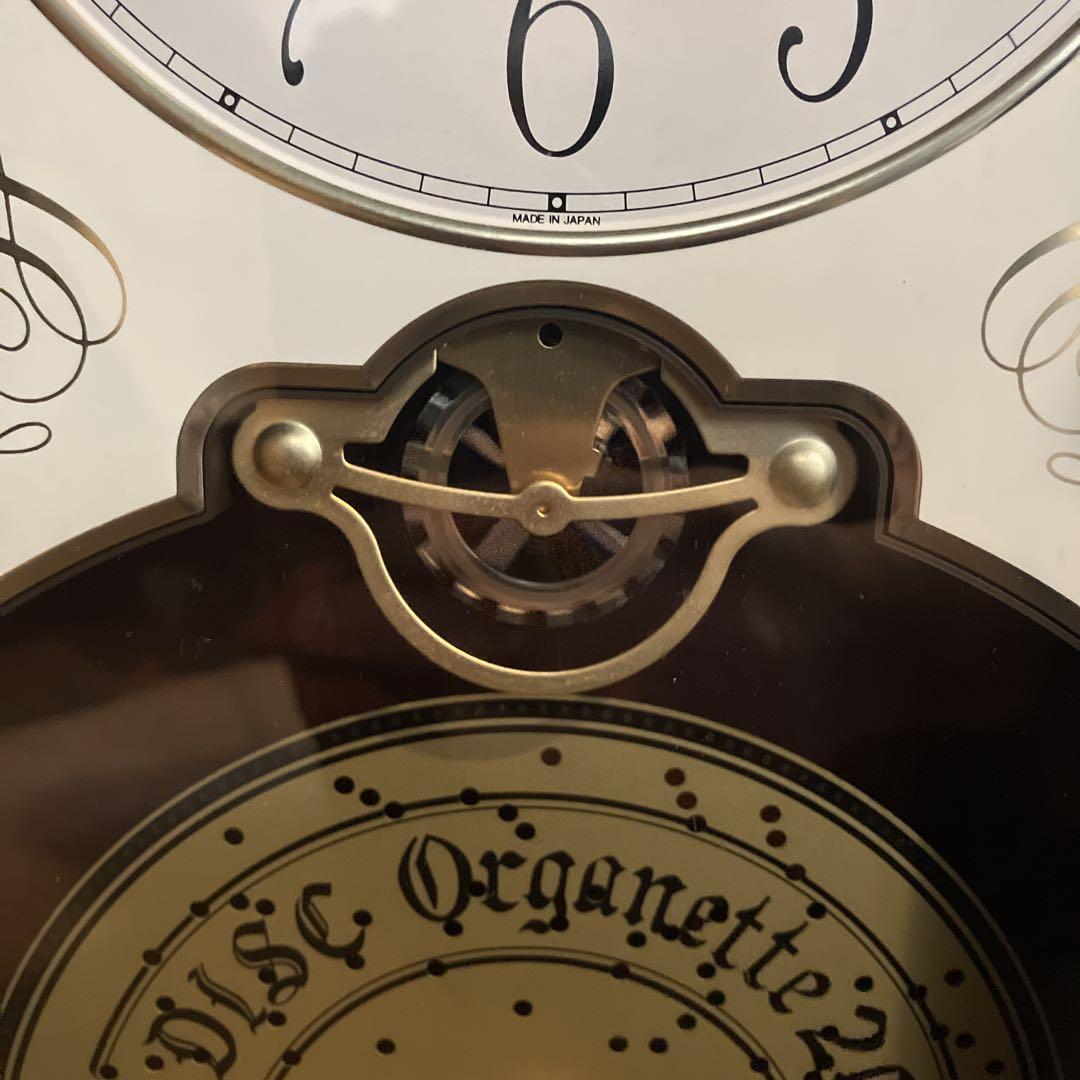 SMALL WORLD リズム時計 オルゴール時計　4MH730RN