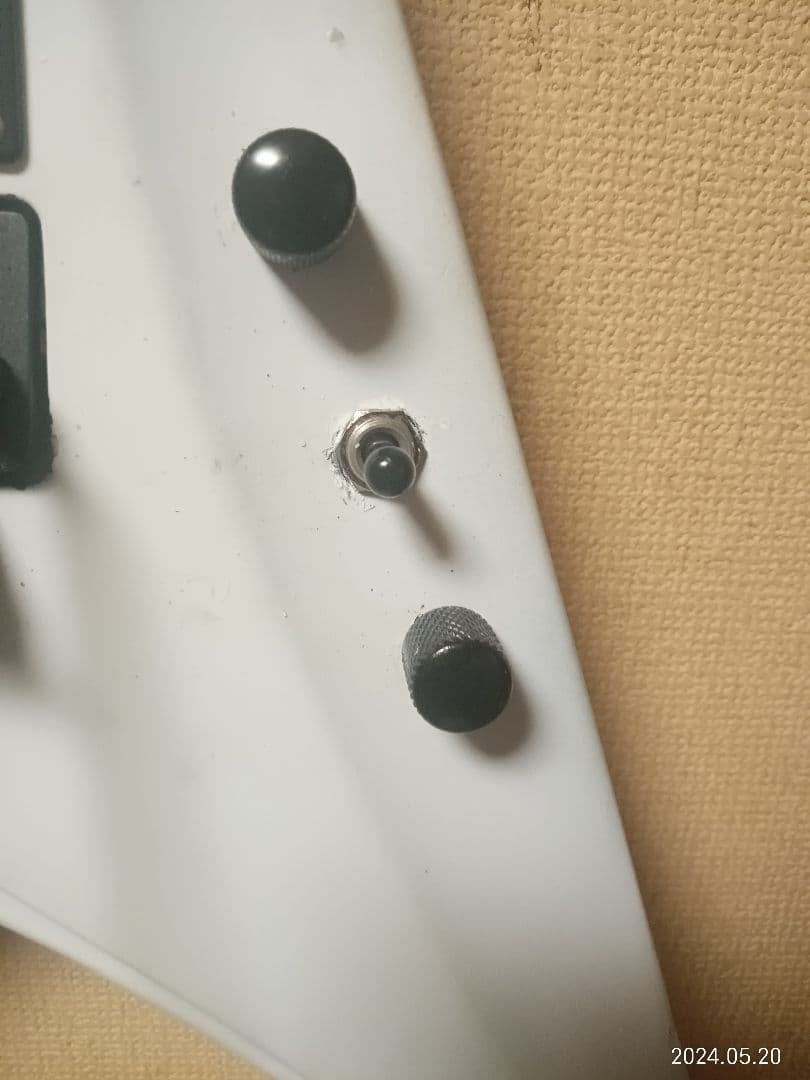 ☆MG8☆新品弦交換済 glassrootsフライングV ホワイト☆