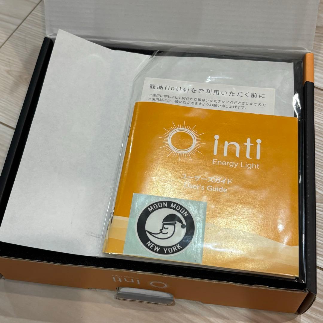 極美品★inti4s 光で起きる目覚まし時計 inti Energy Light