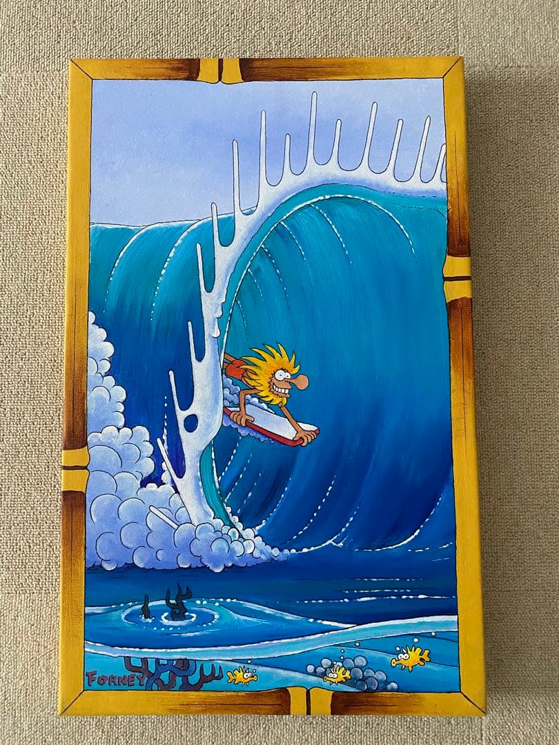 FORNEY サーフィン アクリル原画①