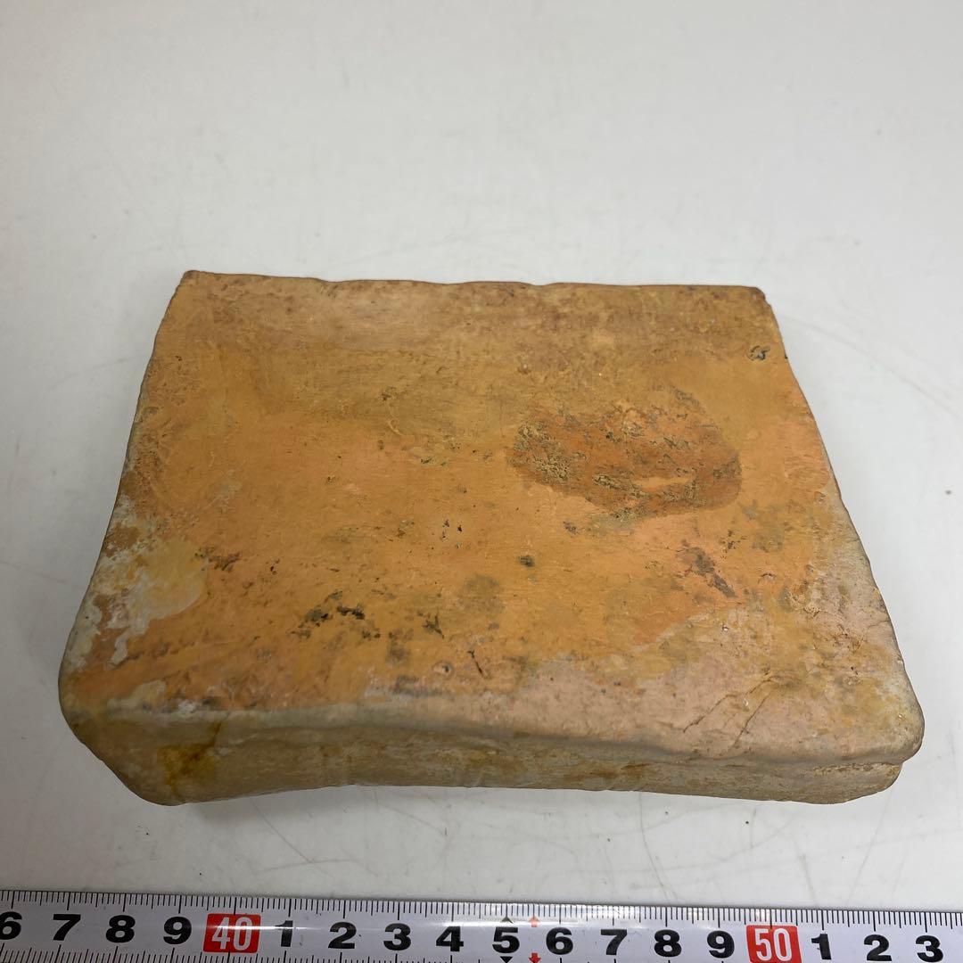 中国宋時代　青磁　陶枕　幅約12㎝　東さ8-0120②