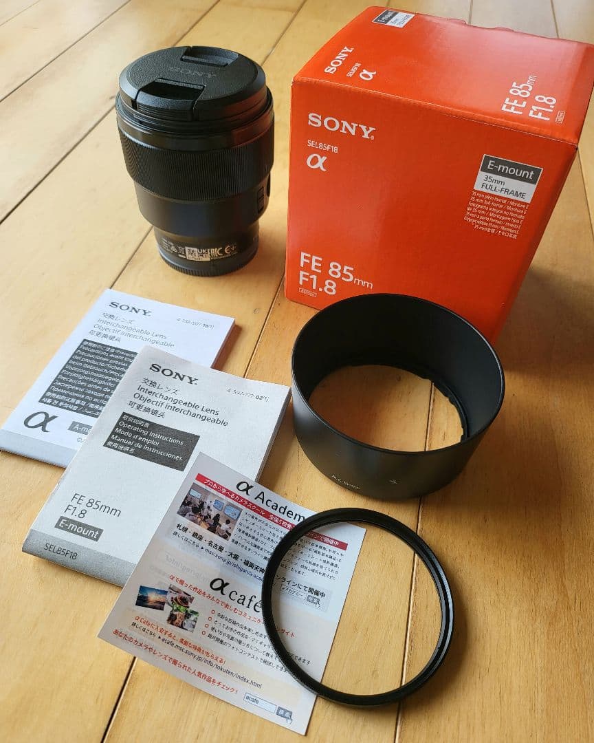 SONY FE 85mm F1.8 単焦点レンズ 　SEL85F18