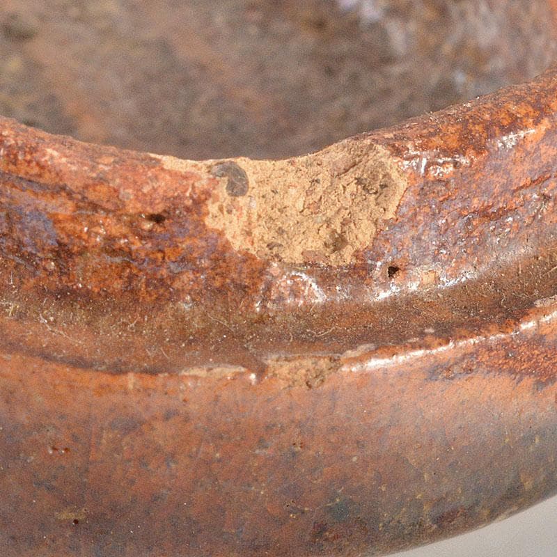 茶道具　大樋焼　九代　大樋長左衛門作　干支　戌　香合　共箱　C　6828