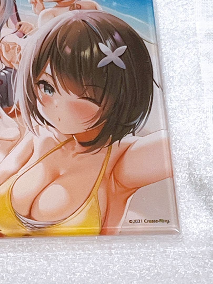 あおぎり高校 水着アクリルアート