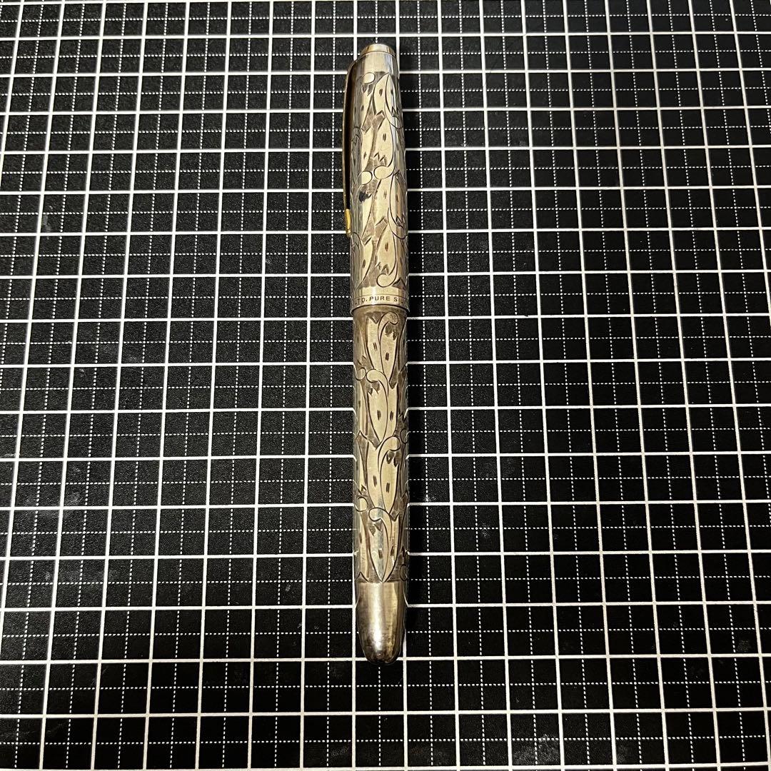 プラチナ 万年筆 ピュアシルバー