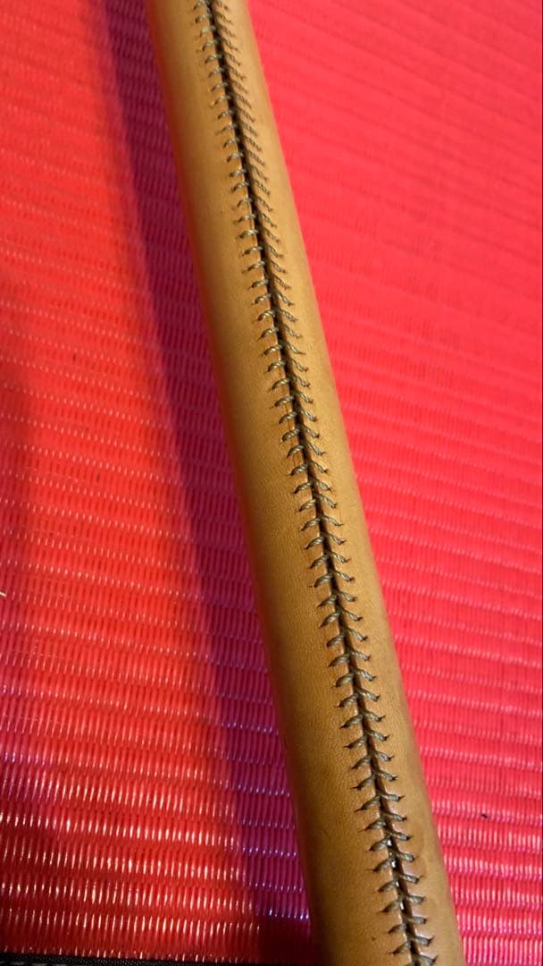 Kouichi 軍刀革鞘、継木木刀