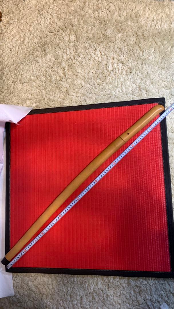 Kouichi 軍刀革鞘、継木木刀