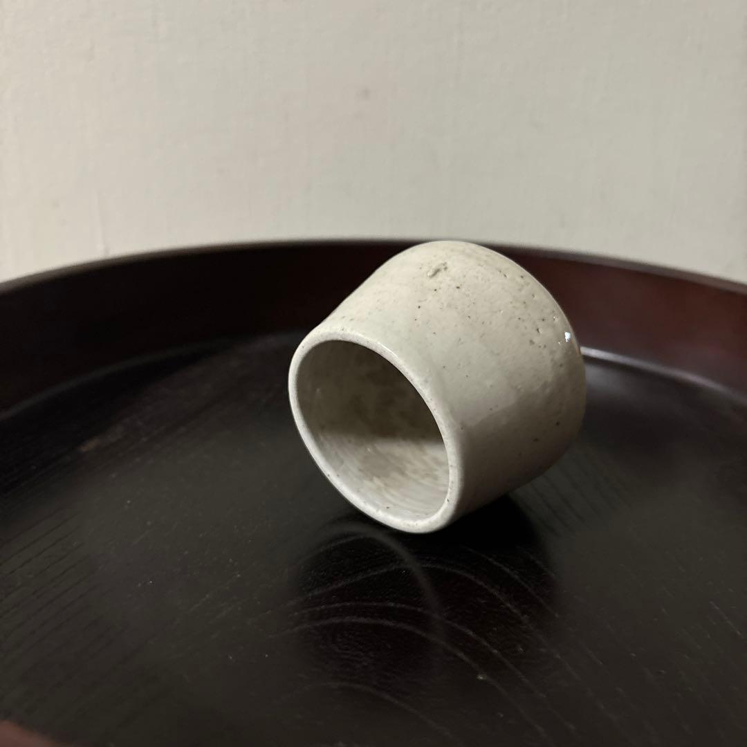 塩笥 盃 筒盃 酒器　蓋　白磁　秦秀雄　白洲正子　斎藤靖彦　坂田和實　大久保裕司