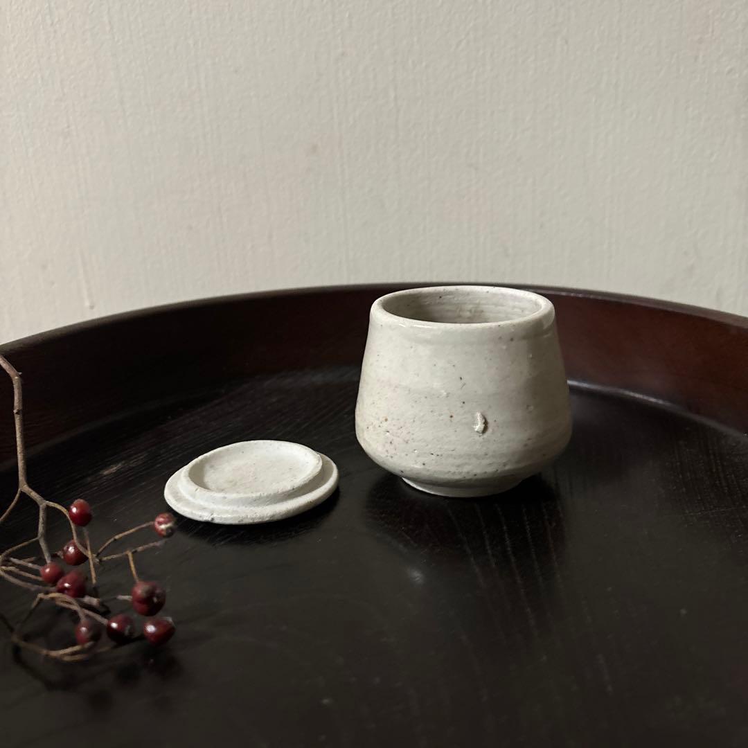 塩笥 盃 筒盃 酒器　蓋　白磁　秦秀雄　白洲正子　斎藤靖彦　坂田和實　大久保裕司