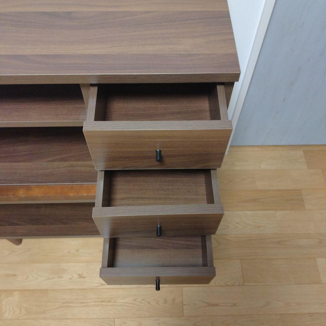 【新生活のお供に！】シンプルモダンキャビネット ウッド調