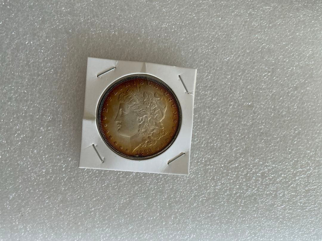 旧貨幣  女性像 古銭 1883年 未鑑定 銀貨 稀少(8)