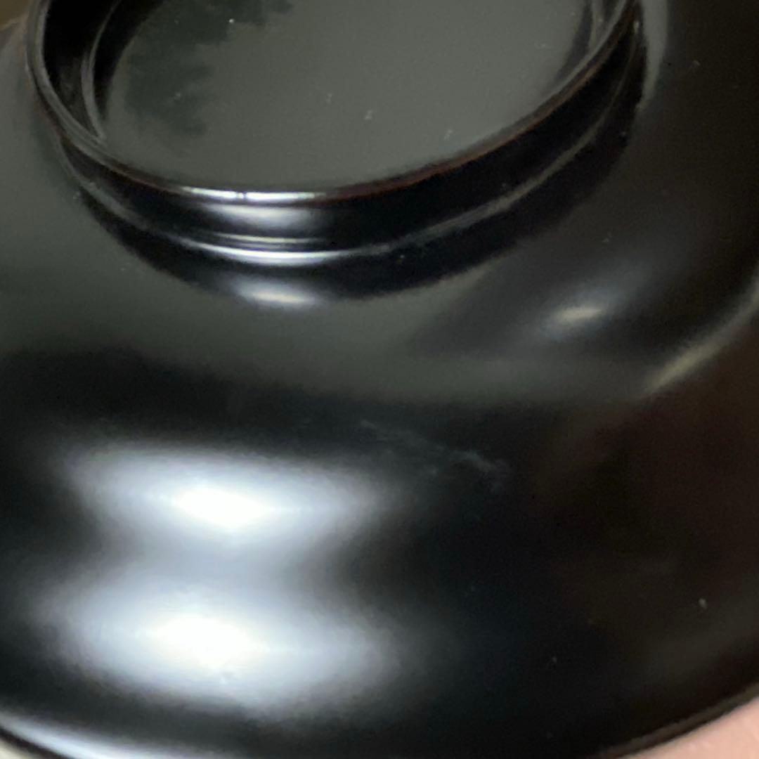 蒔絵師　田中煌又造　真塗四つ椀　５客　煌又（幸衍) 作者共箱　茶事　初釜