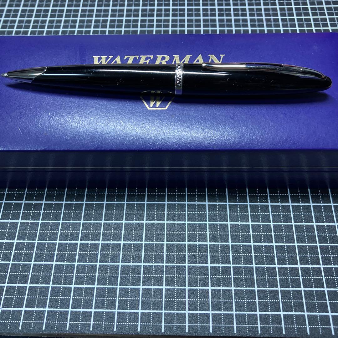 ウォーターマンカレン ブラックシーSTボールペン　試筆使用のみ
