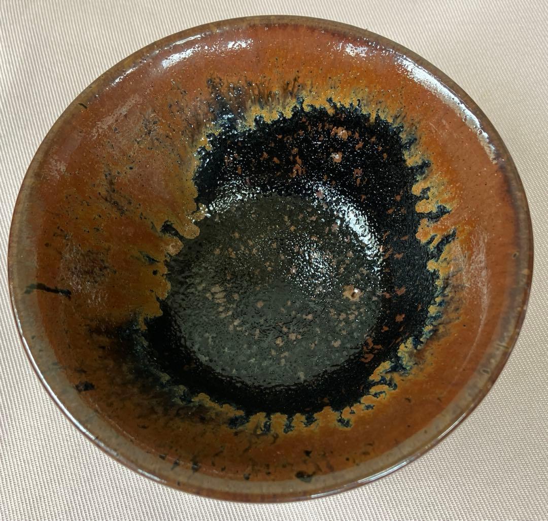 抹茶茶碗　小石原焼　本窯　オーダー品　福嶋製陶所　共箱