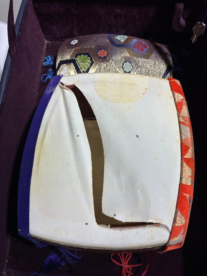 G）高級 三味線 K9 9金 綾杉胴 ハードケース付き