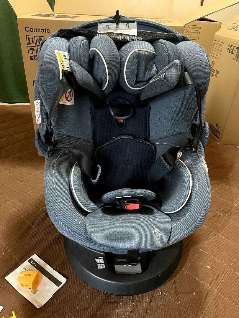 カーメイト　エールベベ　クルット6i　プレミアムエアリー　デニムブルー