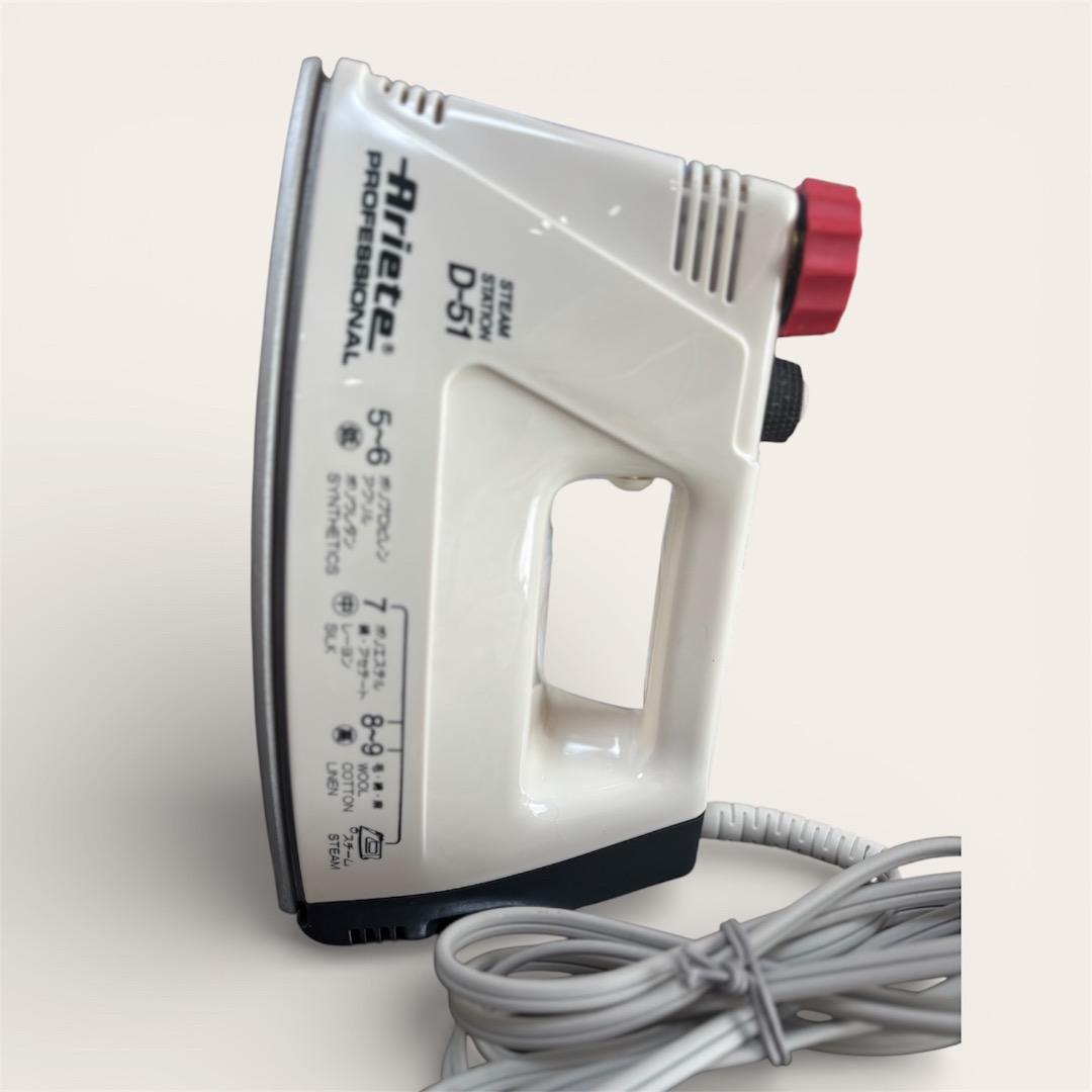 【美品】Ariate アリエテ スチーム アイロン ST-D-51｜業務用クラス