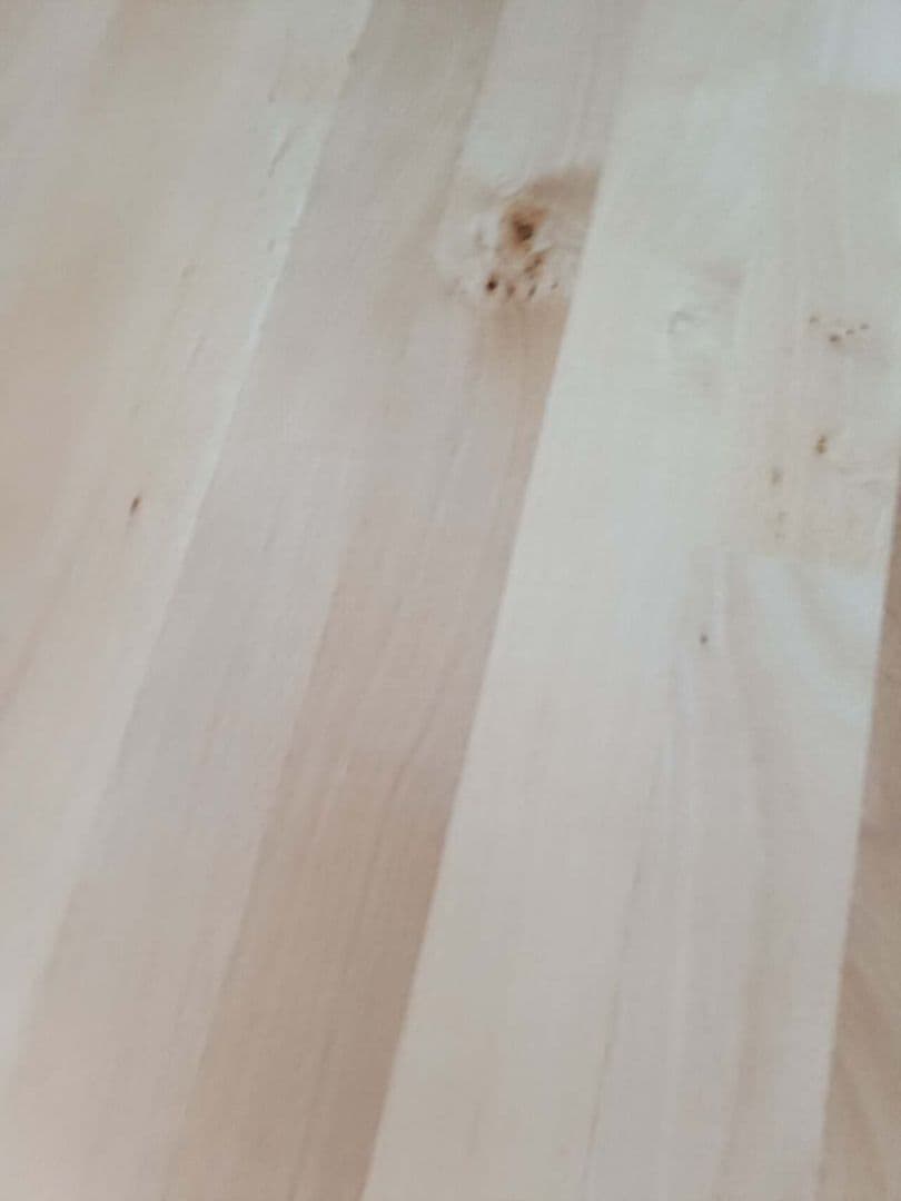 無垢材ニトリ幅135cmダイニングテーブル天然木