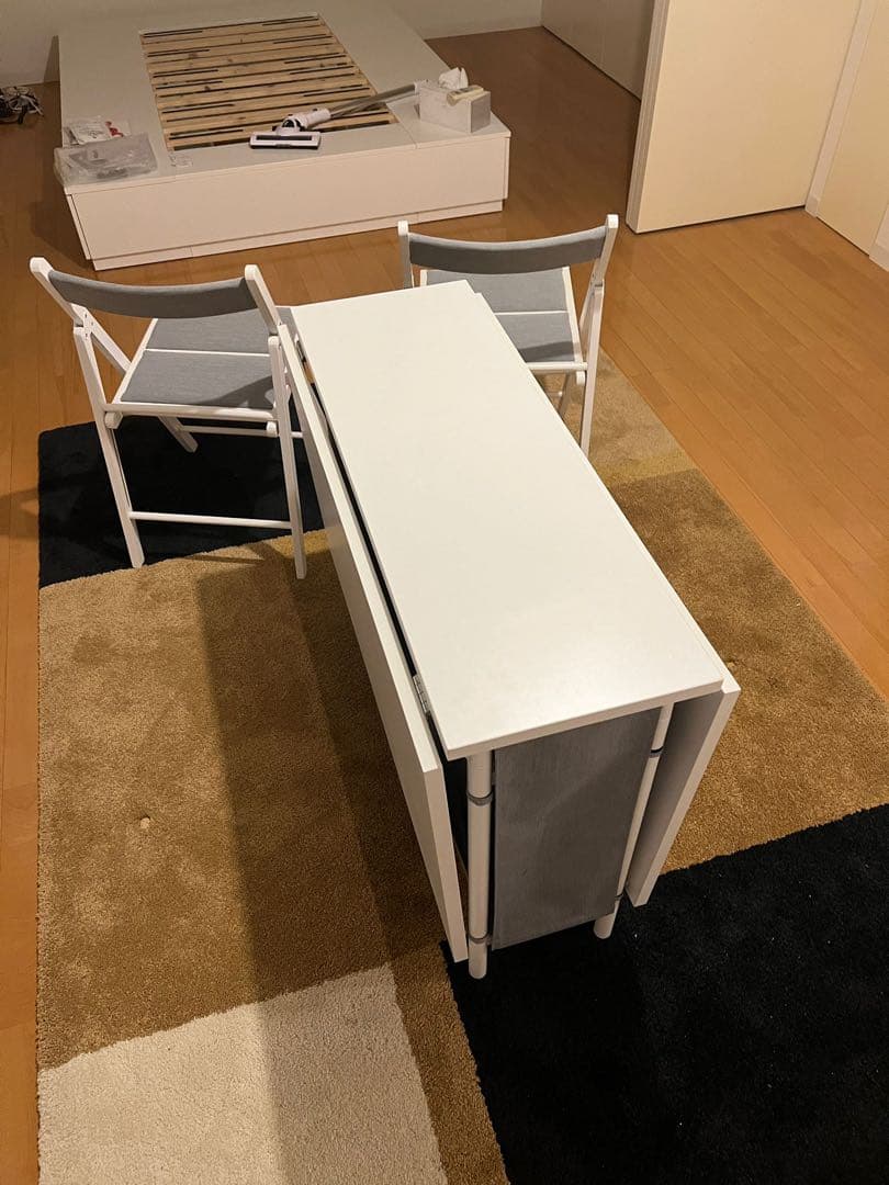 IKEA KALLHALL折りたたみテーブル & FRÖSVIフロースヴィチェア