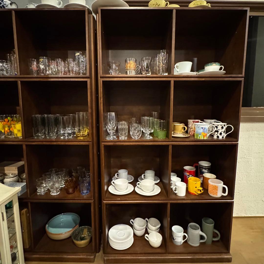 【川村】オーディオラック 朝日木材 4段セット組み立て済み