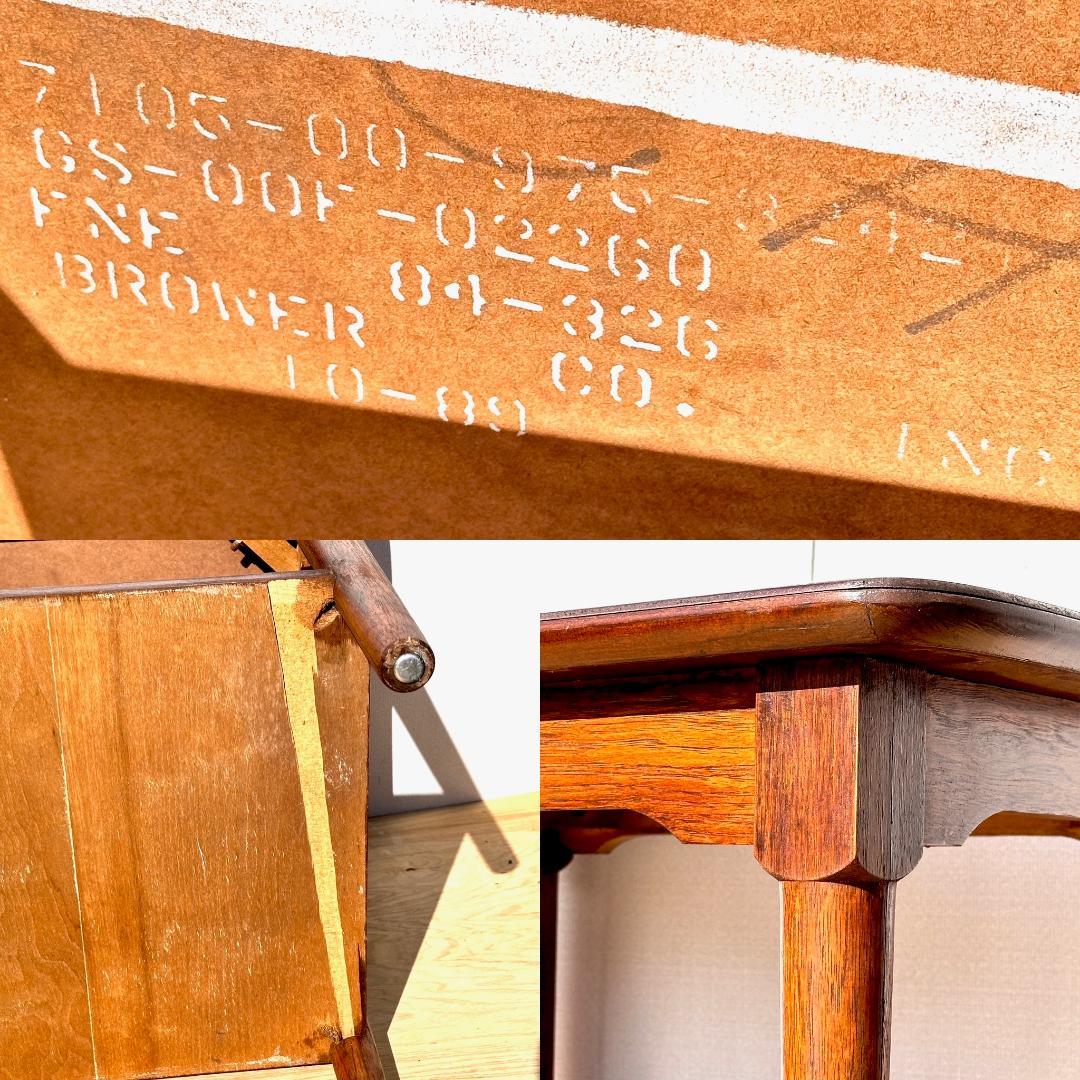 アメリカ製　BROWER社　サイドテーブル　米軍基地放出品！　幅71㎝