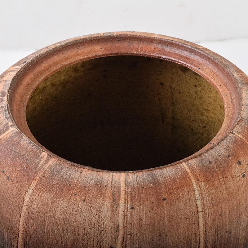 茶道具　長島焼　久村俊英作　水指　共箱　C　7346C