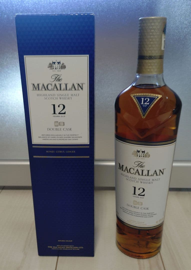 The Macallan マッカラン 12年 ダブルカスク 700ml 箱付き