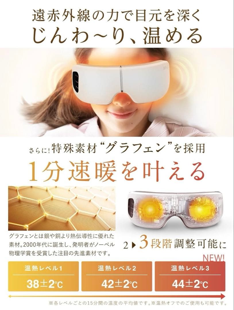 【新品】NIPLUX EYE RELAX S (白)