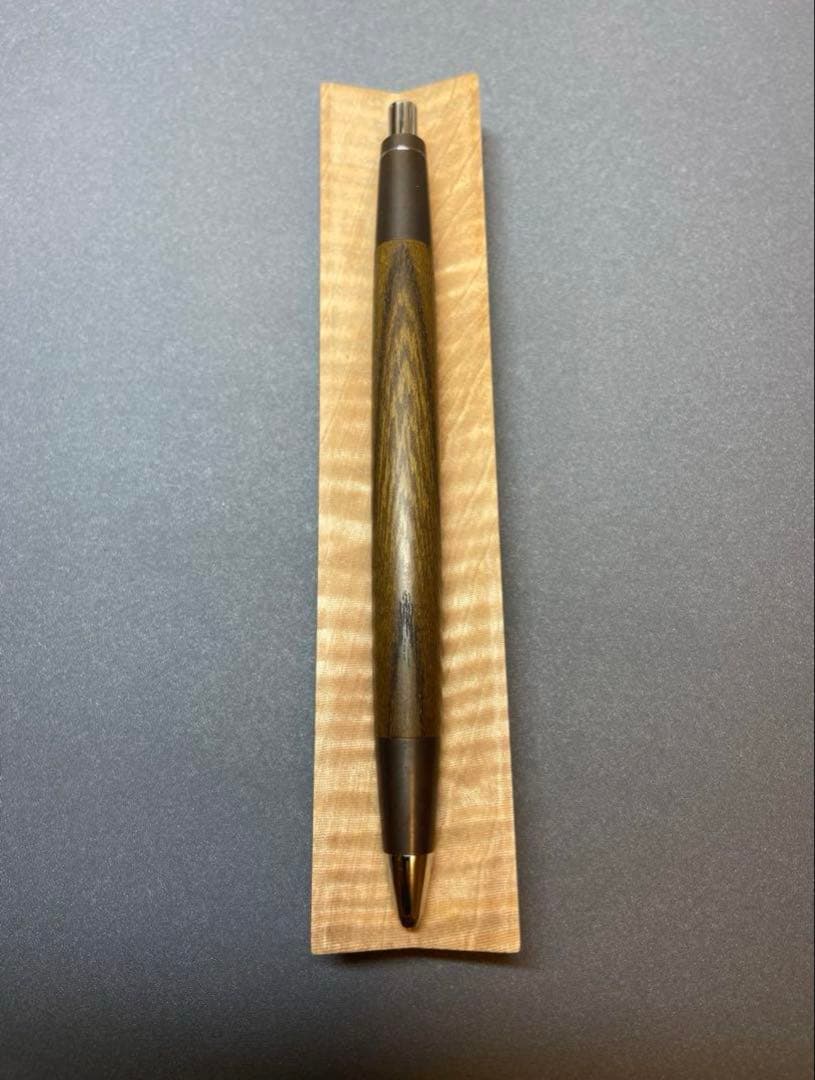 r*y様 野原工芸 新型 神代欅 ジンダイケヤキ シャープペンシル 斑紋孔雀色