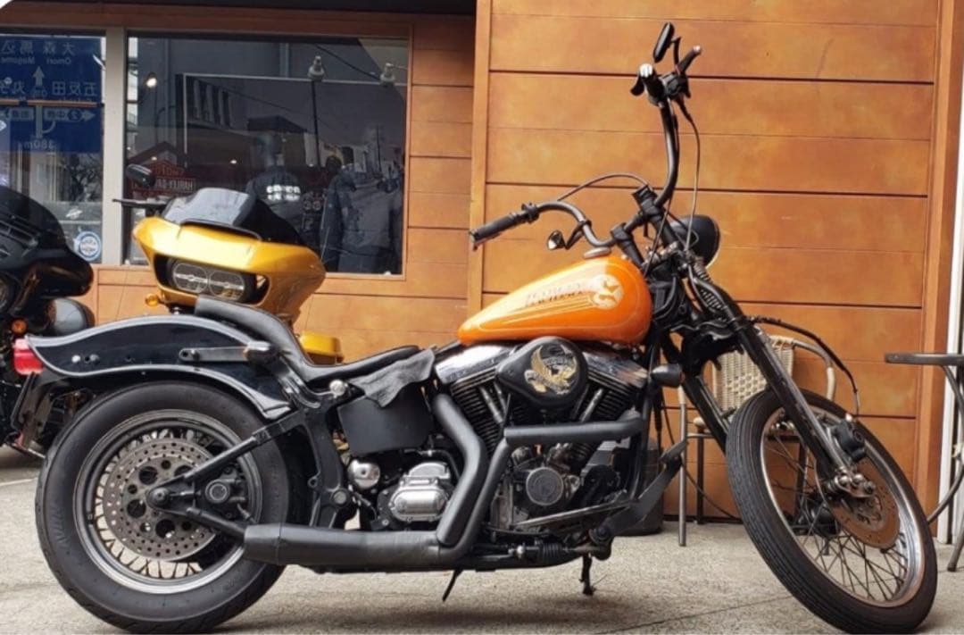 今月限定値下げ激レアHarley Davidson エボ　ソフテイル分割タンク